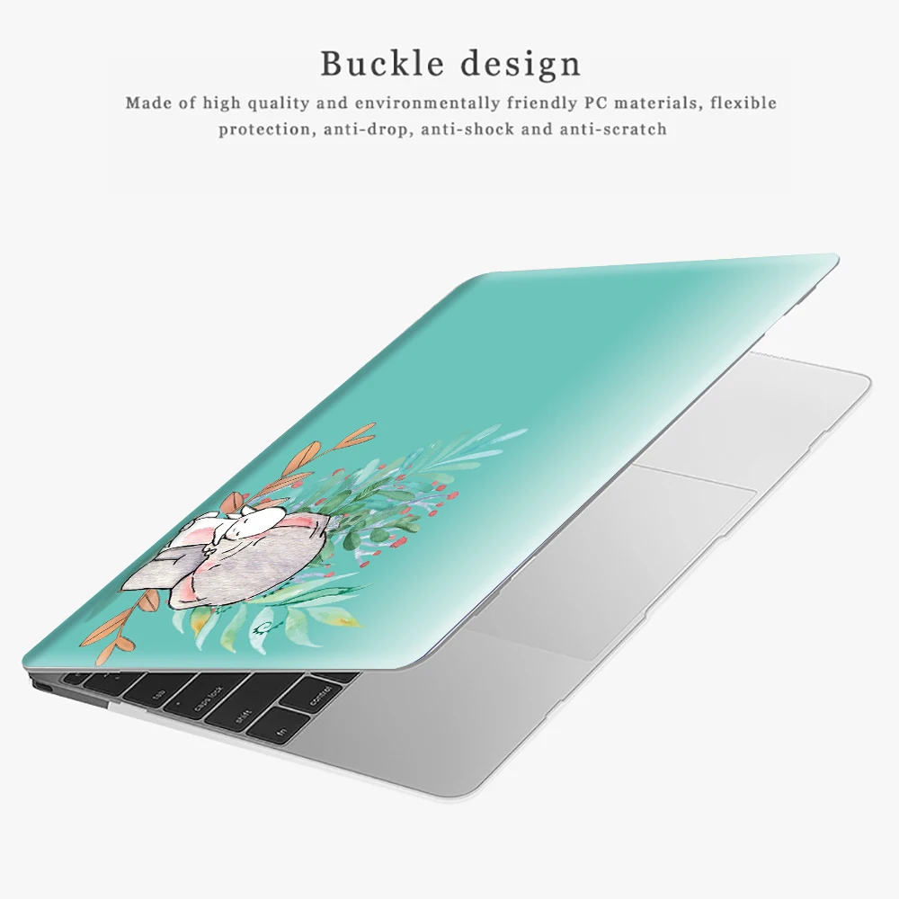 Чехол для MacBook Air 13 A1932 A2179 2020 New A2289 Funda Macbook Pro 16 12 11 Touch Bar Case 15 Capa A1707|Сумки и чехлы