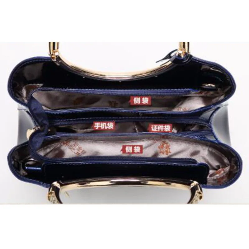 

2020 High Quality Patent Leather Women Bag Ladies Cross Body Messenger Shoulder Bags Handbags Women Famous Brands Z-103