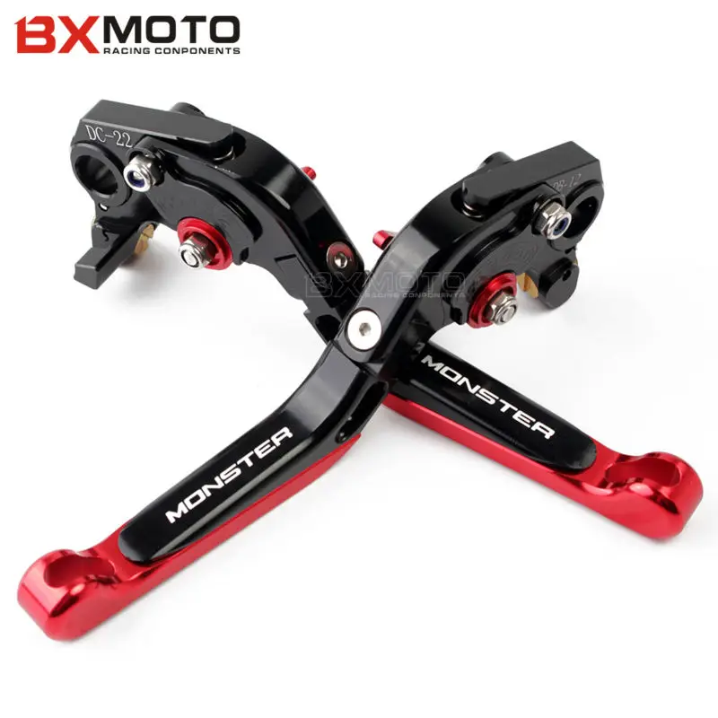 Регулируемые складные алюминиевые рычаги тормозной муфты для ducati monster 696 695 796