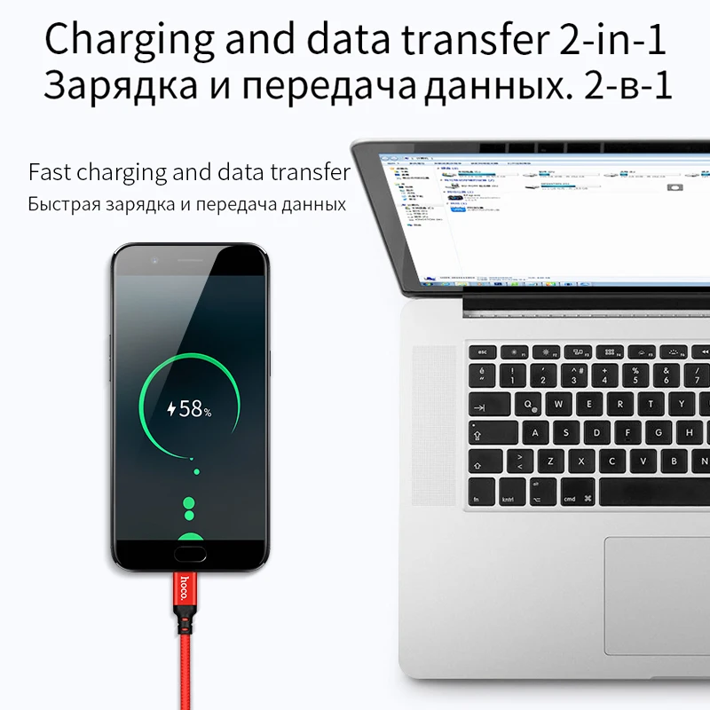 НОСО нейлон Type C Кабель 2A быстрая зарядки usb type-c кабель для samsung S8 S9 xiaomi mi 8 6 5 a1 usb-c tipe