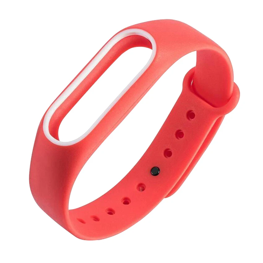 Лидер продаж двухцветный ремешок для Mi Band 2 сменный силиконовый браслет смарт