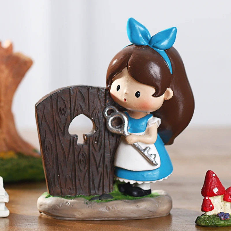 Украшение для дома roogo аксессуары из смолы Алиса в стране Wonderland новый дизайн