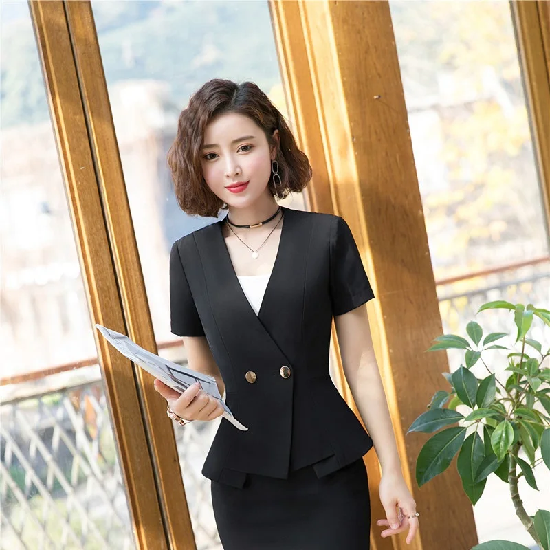 Новинка розовые блейзеры и куртки Женская деловая рабочая одежда верхняя