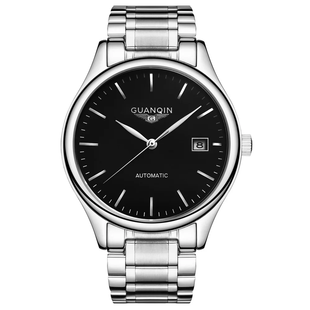 Relogio Masculino GUANQIN GJ16054 мужские часы Топ бренд класса люкс бизнес стальной пояс
