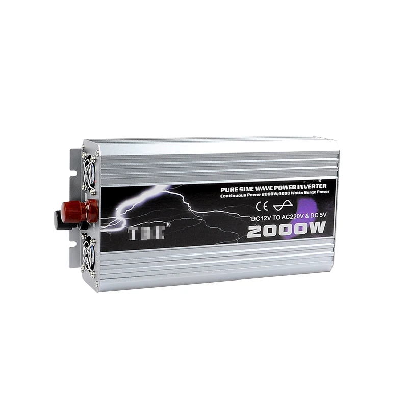 2000 Вт Чистая Синусоидальная волна автомобильный Мощность Инвертор постоянного