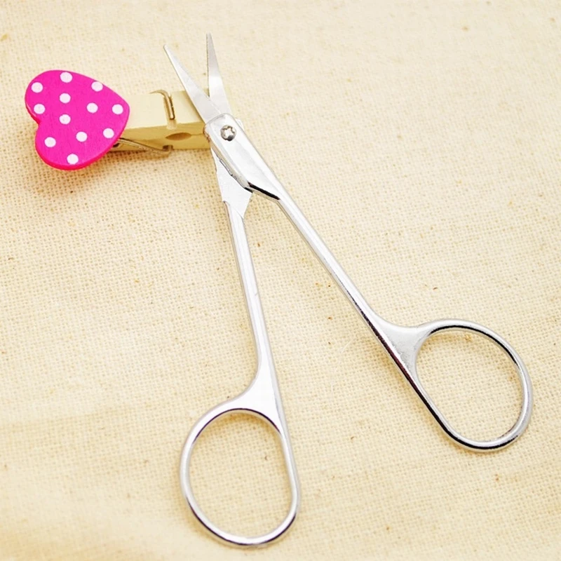 1 шт. красивые высококачественные ножницы для бровей из углеродистой стали