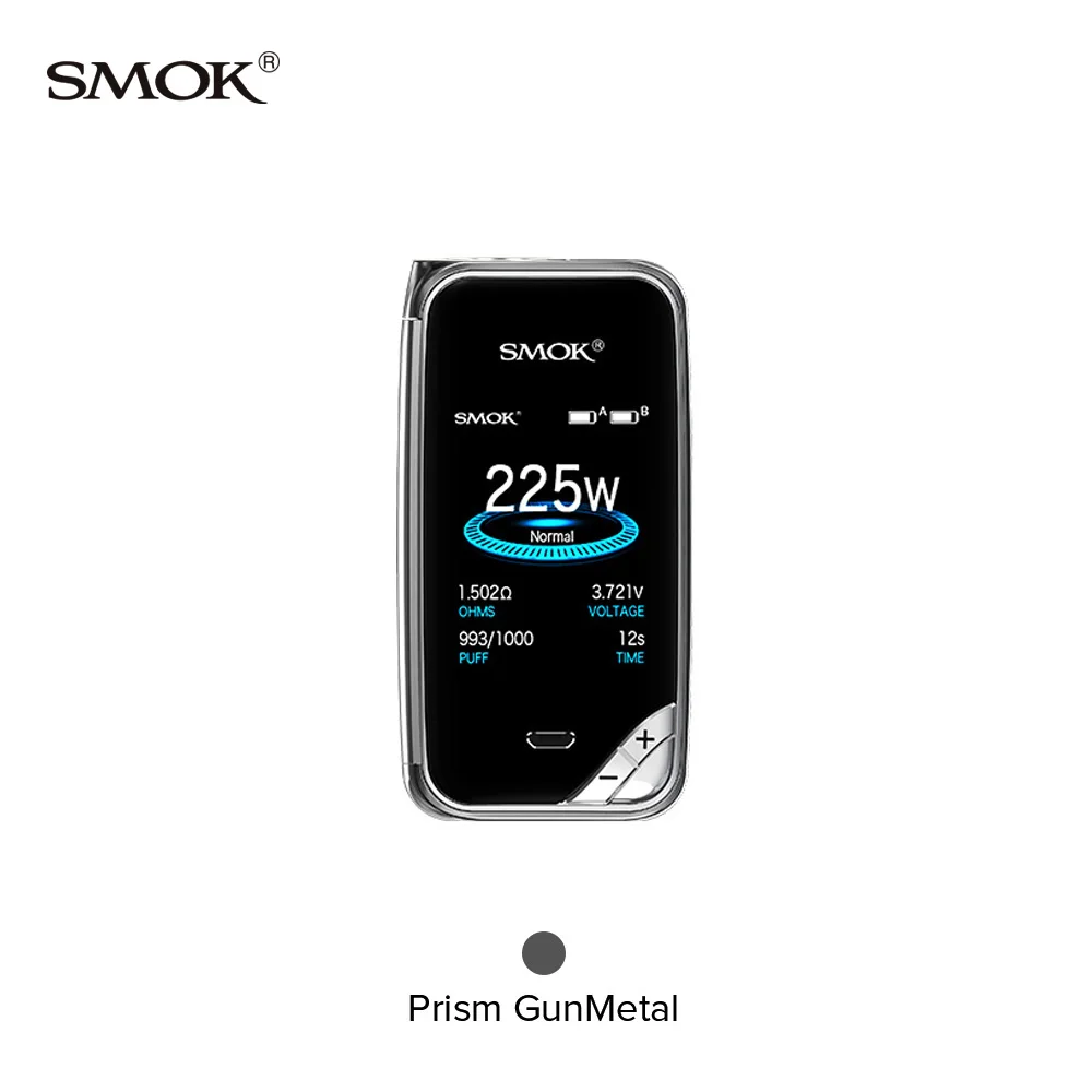Оригинальный Smok X-priv Mod 225 Вт TC Box контроль температуры электронные сигареты Fit Tfv12