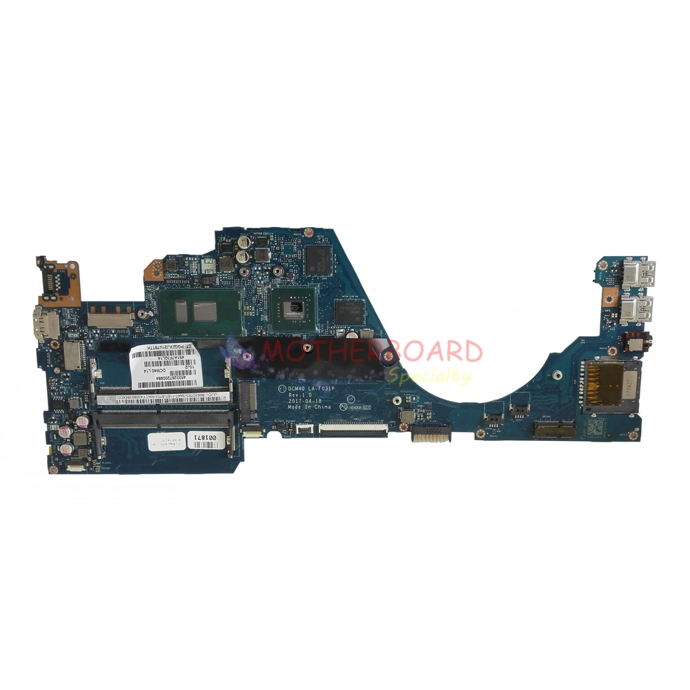 Материнская плата для ноутбука HP PAVILION 14-BF процессор I7-7500U + Оперативная память 2 Гб