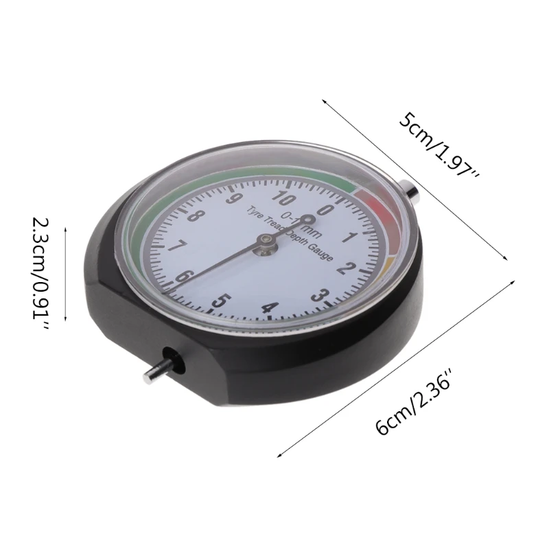 Car Tyre Tread Depth Gauge Trucks Van Tire Pointer Monitor Measure Device Tool | Инструменты