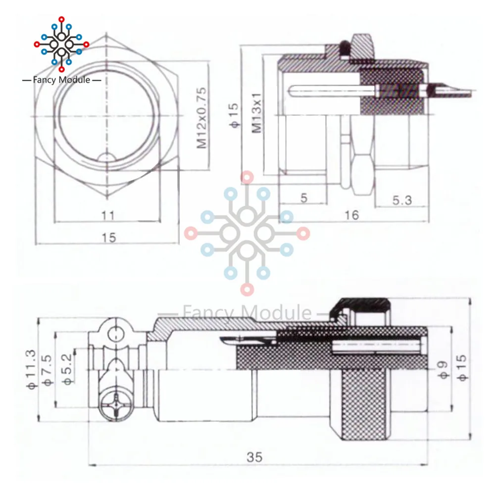 1 комплект GX12 2/3/4/5/6/7Pin 12 мм авиационный штекер и гнездо винтовой резьбовые