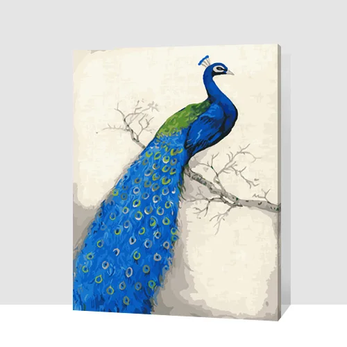 Картина маслом сделай сам с деревянной рамой набор для рисования по