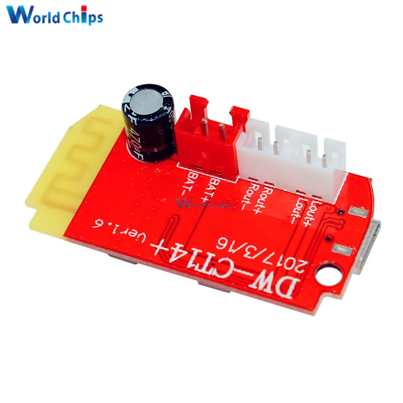 2PCS DC 3.7V 5V 3W Digital Audio Amplifier Board Dual Plate DIY Kit Bluetooth Speaker Modification Sound Music Module Micro USB images - 6