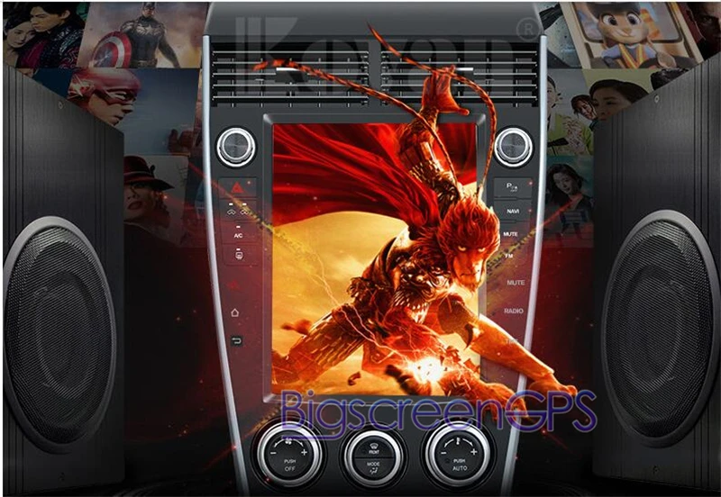 Автомобильный dvd плеер Tesla Style 10 4 дюйма Android 7 132 Гб ПЗУ GPS Navi для Mazda 6 2002 2015