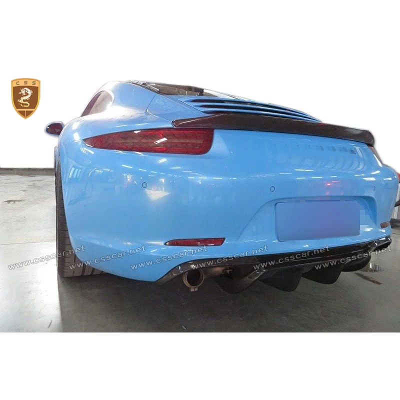 Задний спойлер из углеродного волокна для Porsche 911 991 V Style Reat Wing | Автомобили и