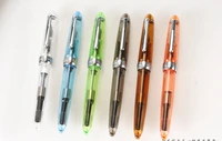 transparent color fountain pen 0 5mm fine iraurita head resin body signature jinhao 992 stationery office school supplies