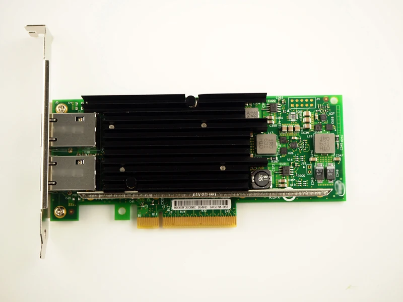 X540 T2 10G двойной RJ45 порт PCI E Ethernet сетевой адаптер для чипсета Бесплатная