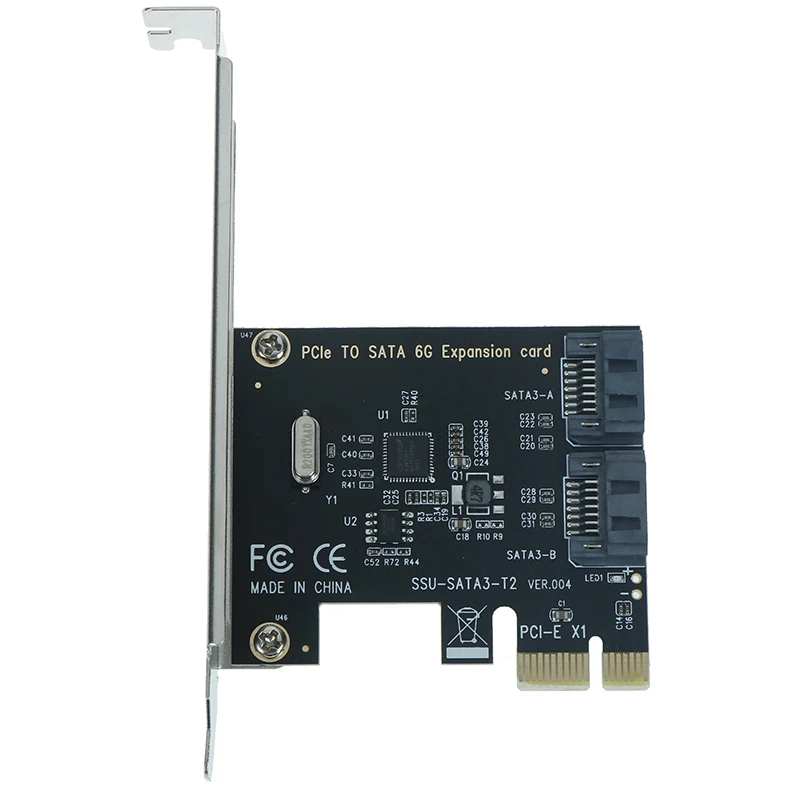 Плата расширения SATA PCI express на 3 0 2 порта карта E III адаптер SATA3 контроллер