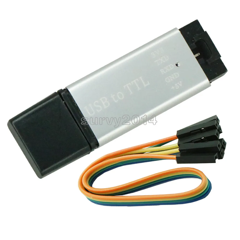 Алюминиевый корпус CP2102 USB 2 0 к TTL UART модуль 6Pin последовательный преобразователь STC