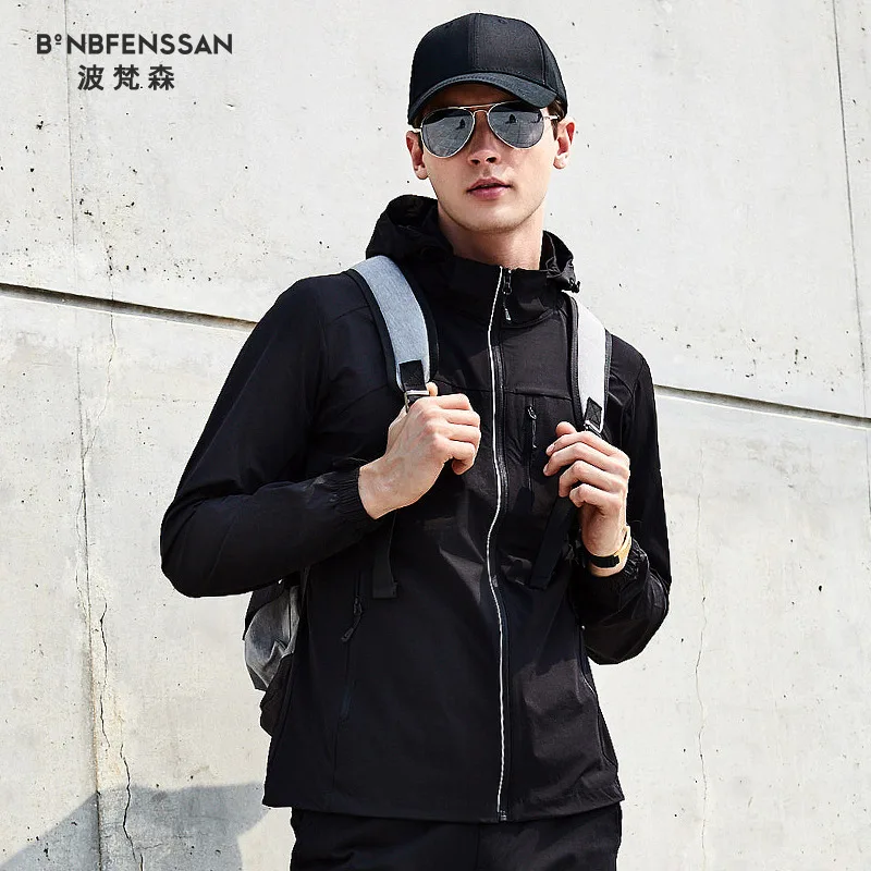

men Outdoor jacket waterproof Sports Hiking Running Cycling Climbing Quick-drying Clothing UV Protection male Jacket 1733A