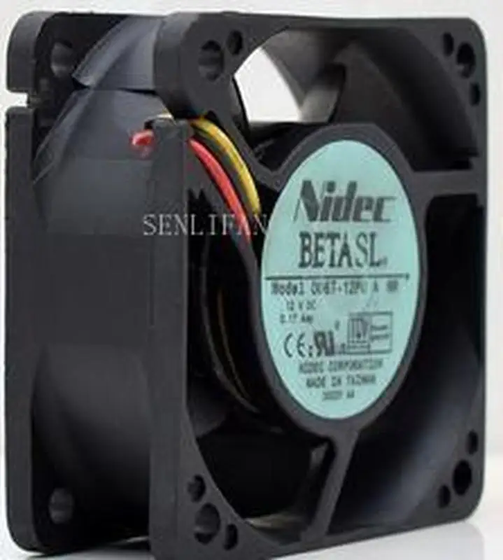 

Free shipping Good Quality NIDEC 6025 12V 0.17A D06T-12PU Cooling Fan