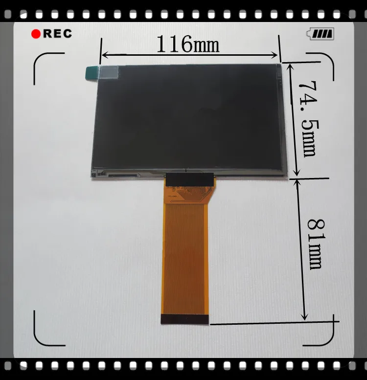 Tela Lcd de Alta Definição para Projetor Modelo Novo Original de Polegadas: Rg050a Rx050a06 v1