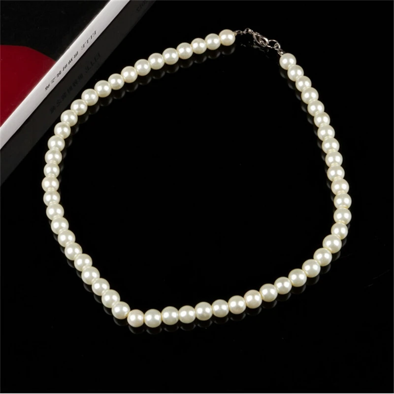 Hot Ornament Bride Makeup Imitation Pearl Necklace Chainbone Chain for women CHOCKER necklace | Украшения и аксессуары