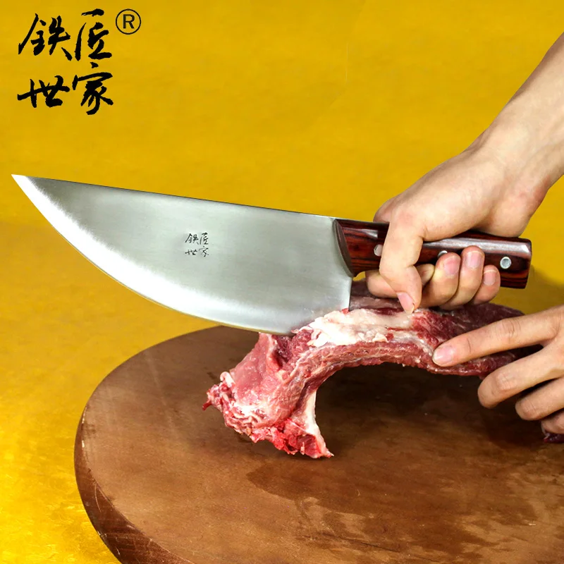 

Chef butcher chopping knife handmade stainless steel slicing knife cleaver knife boning meat fish kitchen knives кухонные ножи