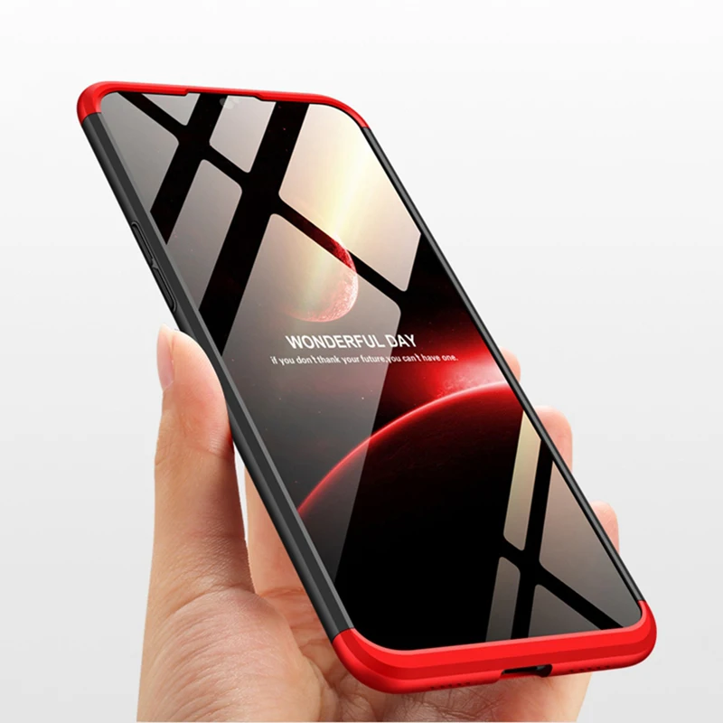 Luxury 3 In 1 Matte Hard PC 360 Shockproof Back Cover Case for One Plus 6T Ultra Thin 6 Coque Capa |