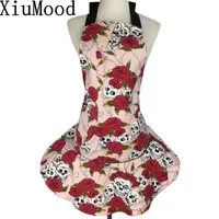 XiuMood сексуальный фартук для кухни товары для выпечки кондитерфартуки для женщины черный рисования парикмахеров маникюра бариста официанта интимные товары распродажа и горячие предложения