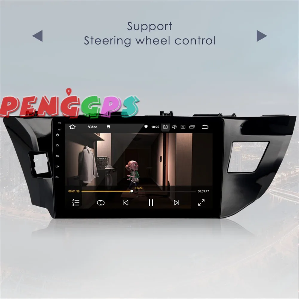Android 8.0 7.1 Car Radio Stereo Headunit GPS Navivation for Toyota Corolla 2014 2015 2016 no DVD Player Multimedia Audio | Автомобили и