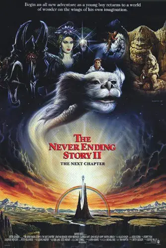 THE NEVERENDING STORY II (1990) фильм Шелковый постер настенная живопись 24x36 дюймов|Рисование и