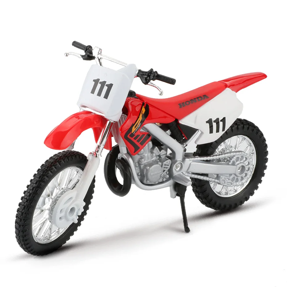 CR250R Maisto 1:18 сплав модель мотоцикла Игрушка внедорожные модели гоночных автомобилей Африка Твин H2R 690 Duke мотоциклы игрушки для детей - Цвет: CR250R