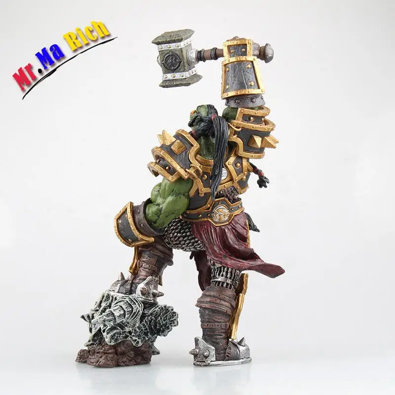 Gioco Wow Orc Warchief Thrall Premium Серия 2 ПВХ фигурка Da Collezione Modello Ben Imballato Senza Scatola | Игрушки и