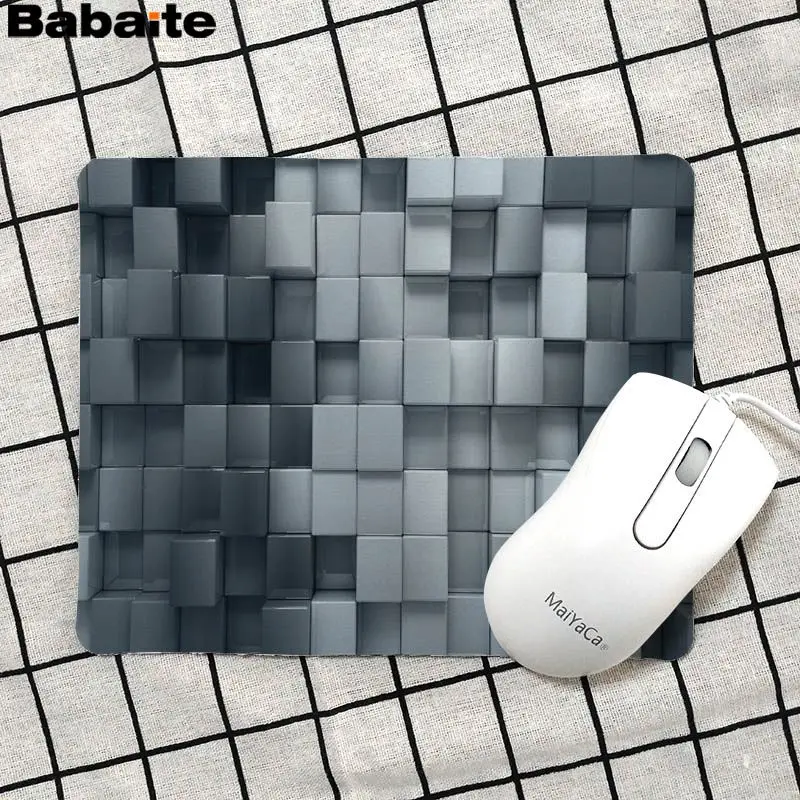 Babaite пользовательские кожи серый дизайн силиконовый коврик для мыши игра топ