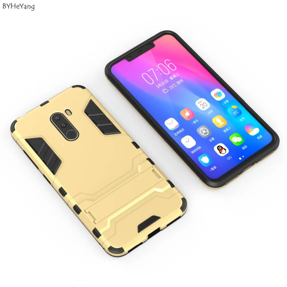 BYHeYang для Xiaomi pocophone F1 чехол глобальной версии силиконовый матовый ТПУ задняя