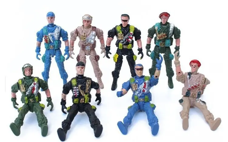 50Piece/Lot Size 10-11CM Gift Toys Gi Joe Military Can movable Soldiers C3456 | Игрушки и хобби