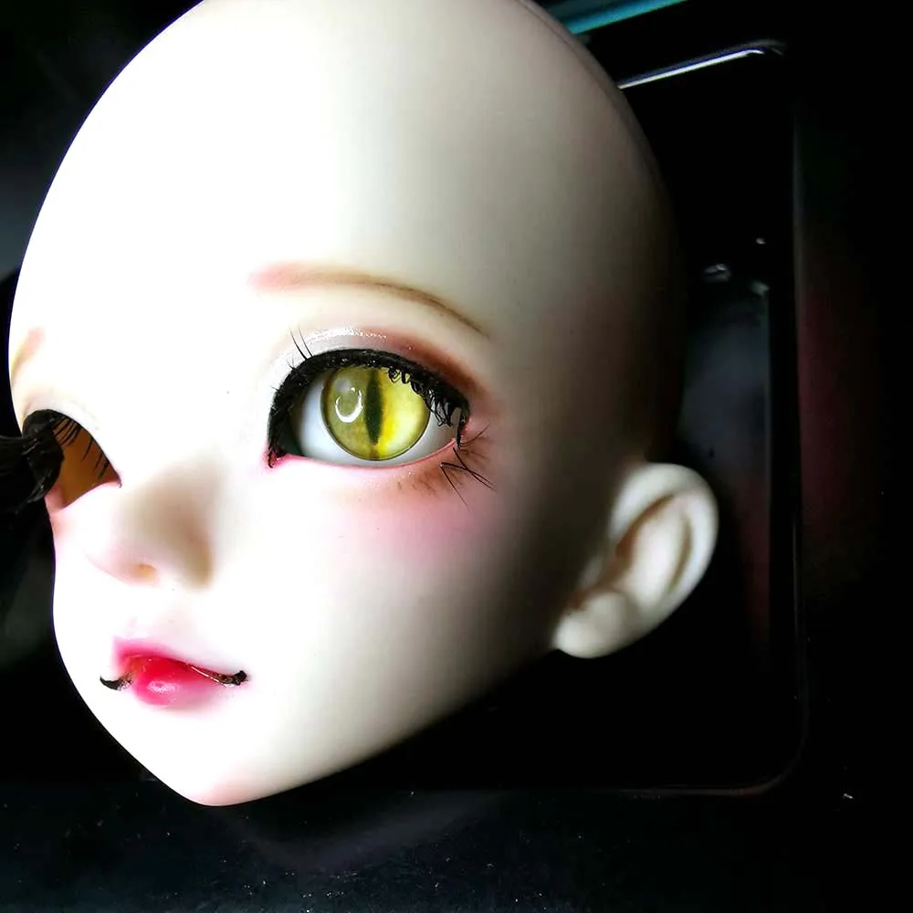 Кукла Bjd желтая змея глаза для кошек 1/4/1/3 /6/1/8 BJD/SD аксессуары sd msd 10 мм 12 14 20
