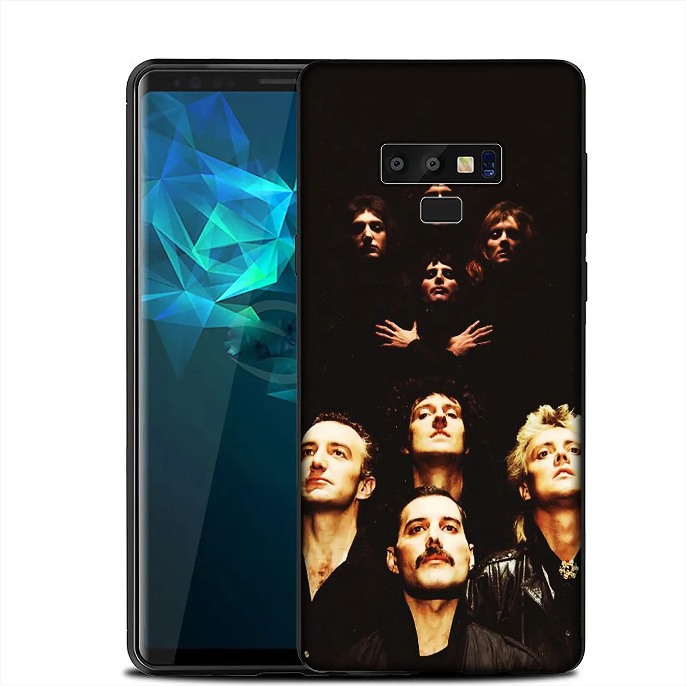 IYICAO Queen Freddie Mercury Soft Silicone Cover Case for Samsung Galaxy A6 A9 A8 A7 2018 A3 A5 2016 2017 Note 9 8 10 Plus Lite |