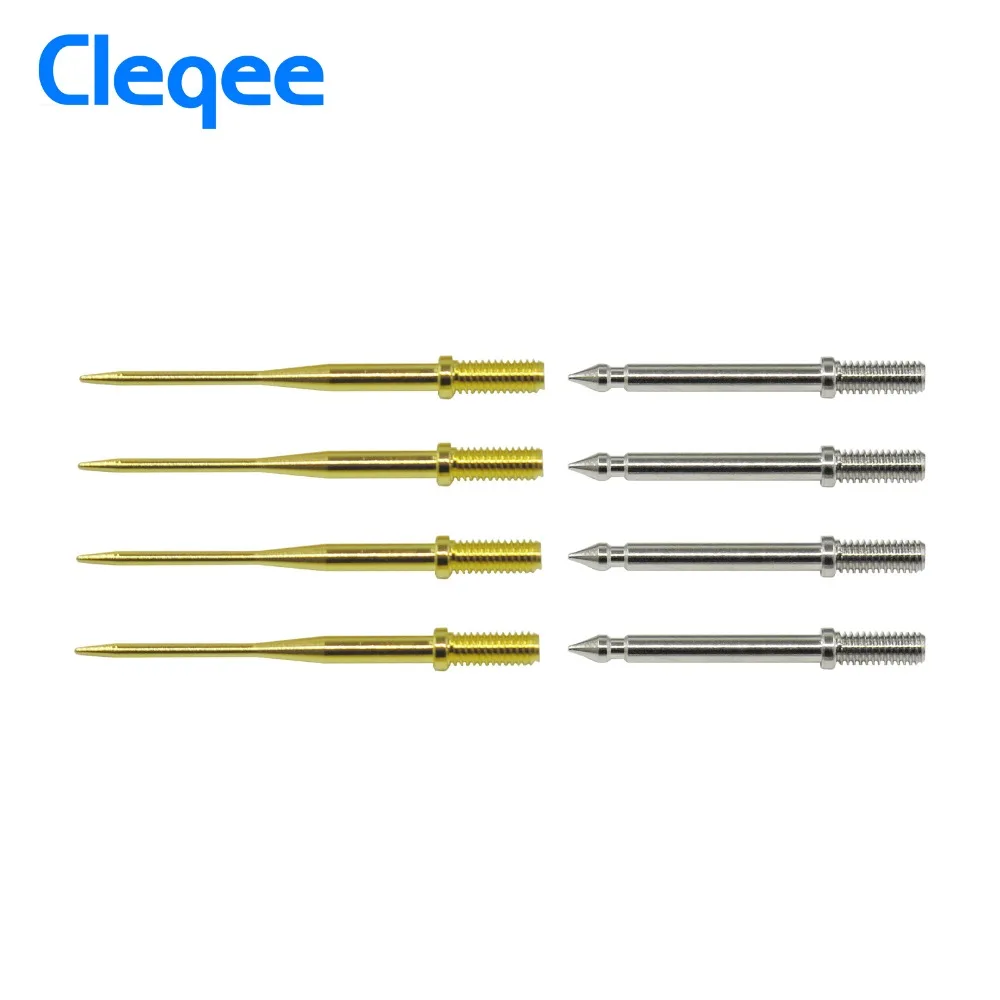 Cleqee P8001 2 шт. зонд мультиметра Сменные позолоченные иглы тестовые зонды для