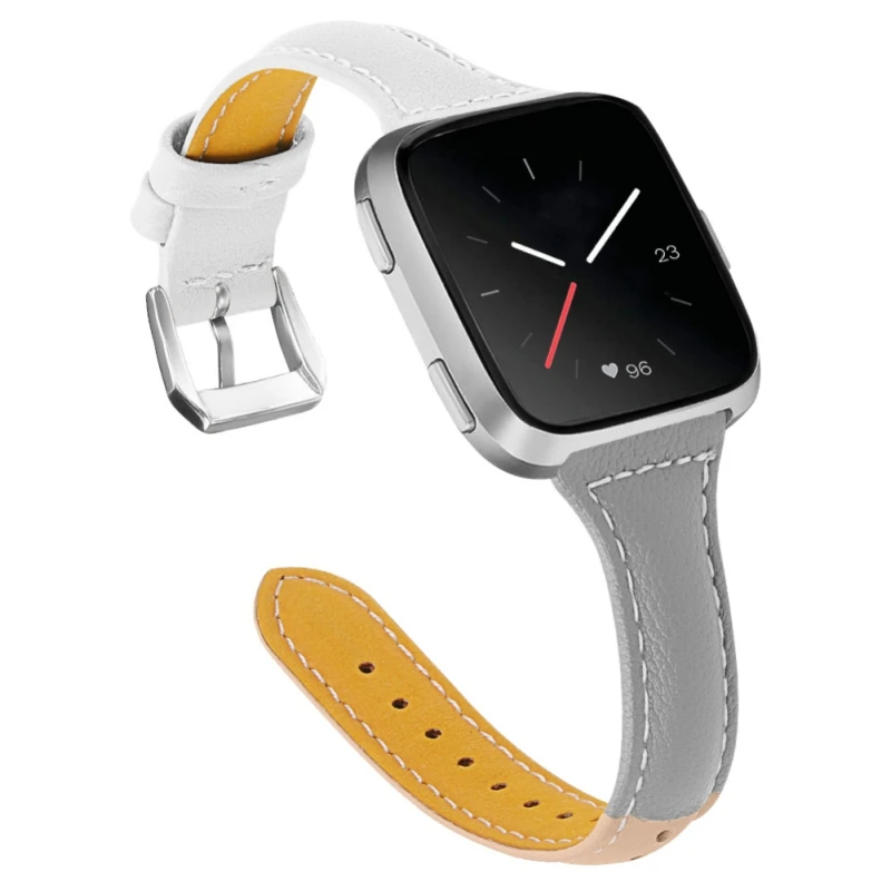 Браслеты из натуральной кожи для Fitbit Versa ремешок Lite Smartwatch Браслет Миланская петля