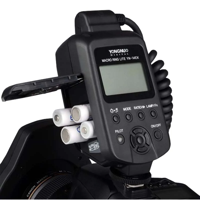 Yongnuo TTL макро кольцо вспышка освещение YN-14EX для камер Canon как MR-14EX | Электроника