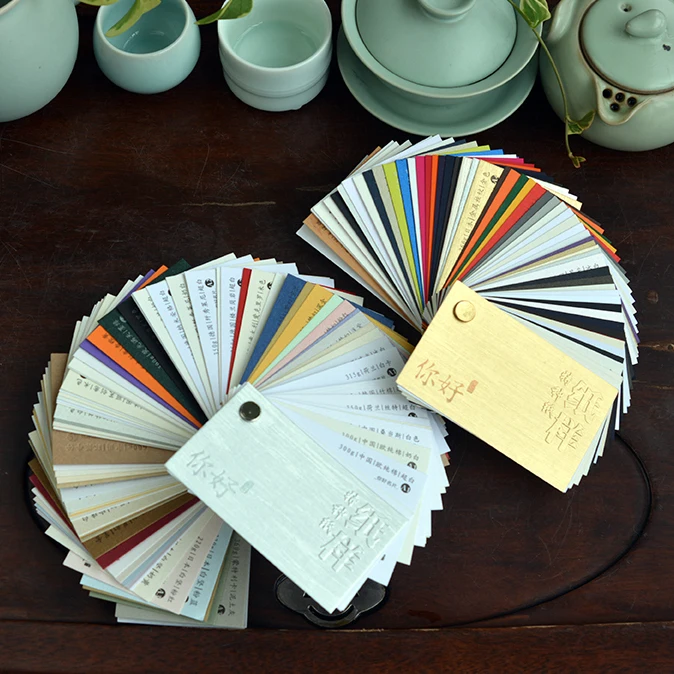 special paper business card pattern high-grade custom printing production sample book Designer Special-purpose | Дом и сад