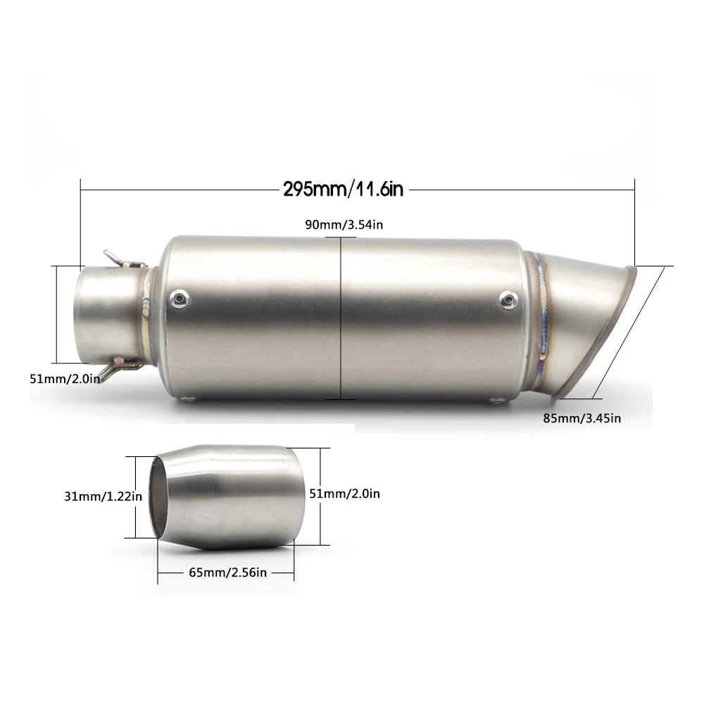 Akrapovic выхлопной мотоцикл db killer для honda cbr 1100 xx yamaha sr 250 ktm exc 250 suzuki ltr 450 Ducati Scrambler выхлопной