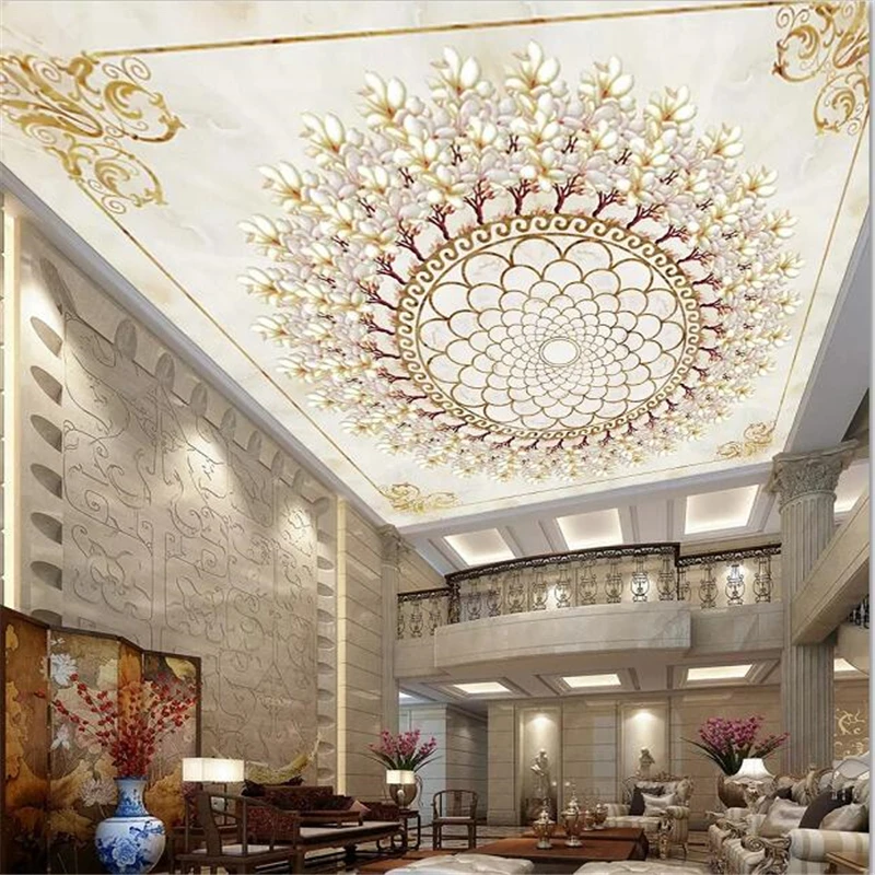 3d фотообои имитация китайской орхидеи резьба по камню для гостиной спальни