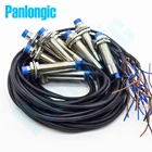 Новый индуктивный датчик приближения, 10 шт., переключатель датчика приближения, 4 мм, обнаружение PNP, LJ12A3-4-Z, нормально не открывается