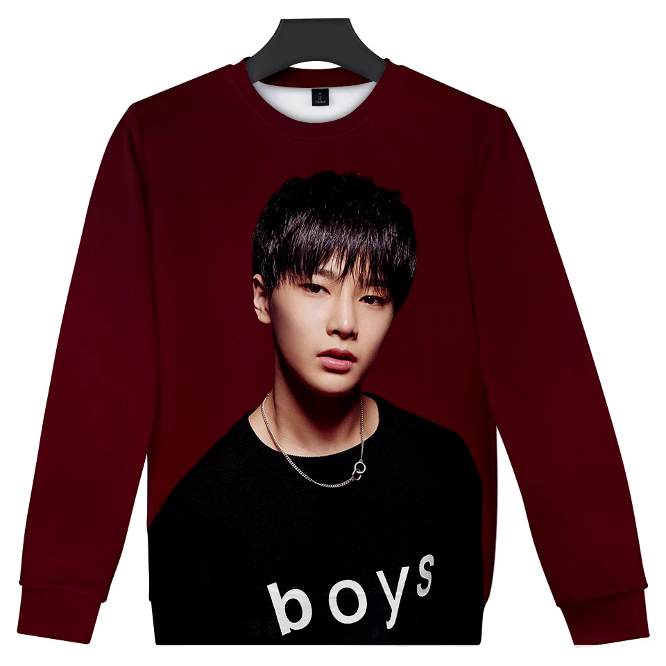 Женская/мужская толстовка с круглым вырезом Straykids Повседневная Уличная одежда 3D