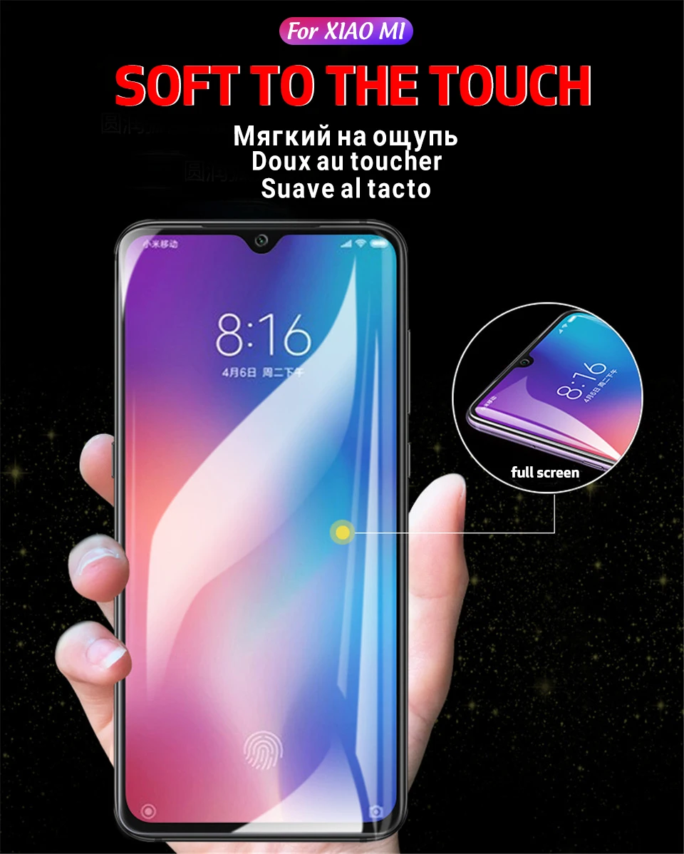 15D мягкая Гидрогелевая Защитная пленка для Xiaomi Redmi Note 7 6 Pro Защитная пленка для экрана для Redmi 6 6a 5 Plus S2 4 4X пленка не стекло