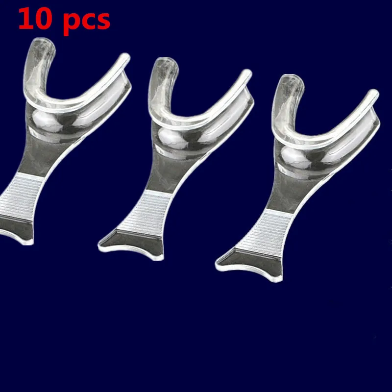 10 шт. стоматологические материалы интраоральный прозрачный втягиватель щек для
