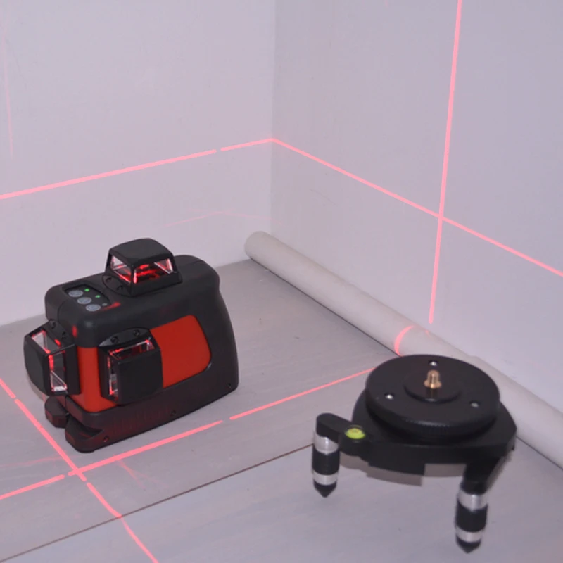 12linhas 3D 360 горизонтальный E вертикальный Авто Nivelamento лазер Круз супер Poderosas Feixe Vermelho