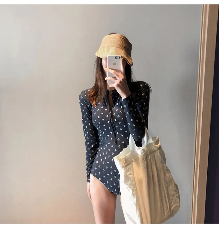 Swimming Suit For Surfing Guards Swimsuit Long Sleeve May Women Beach Closed Swimsuits Rash Guard Surf Swimwear Outdoor Korea